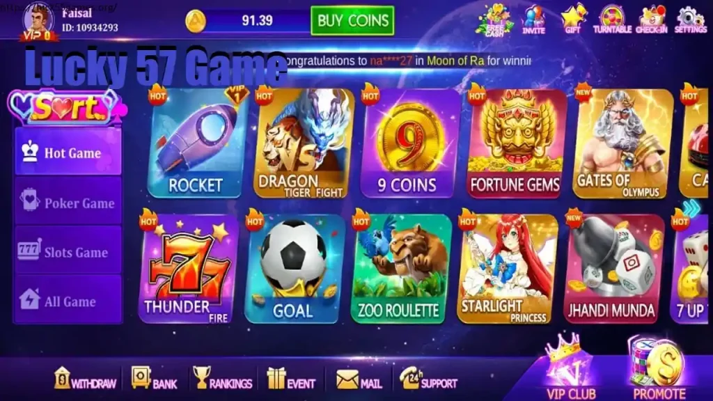 Lucky 57 Game APK